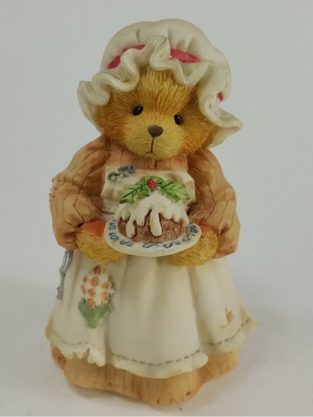 Vintage Cherished Teddies Mrs. Cratchit #617318 1994 Bear Figurine Box COA